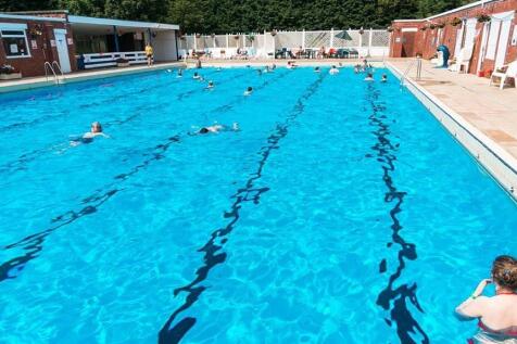 Nearby outdoor pool
