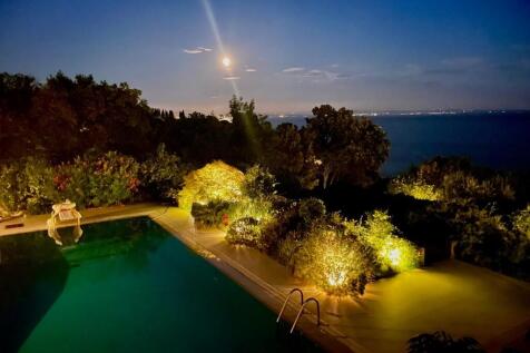 pool at night