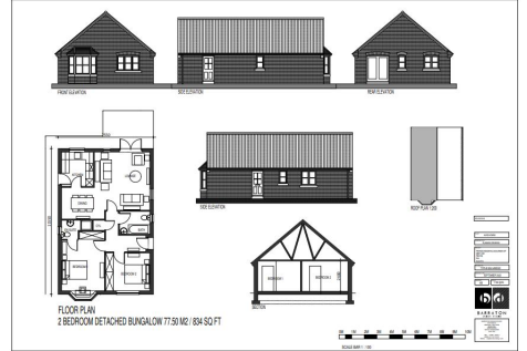Two x 2 bedroom detached bungalows