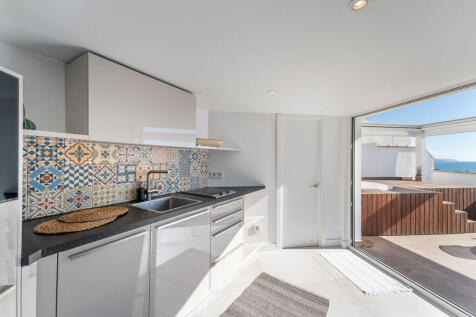 Küche im oberen Stock