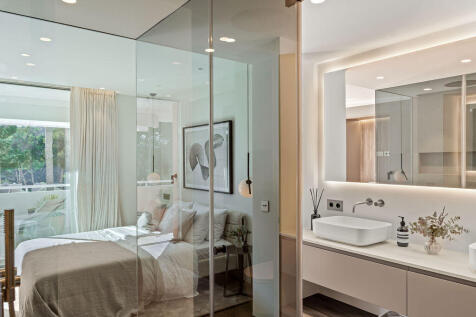 Schlafzimmer mit Bad en Suite