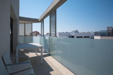 Balkon auf der Wohnebene