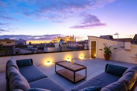 Abendstimmung Dachterrasse