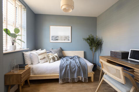 internal shot of fourth bed/study in bracebridge show home