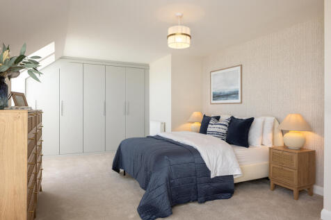 internal shot of second bedroom in the bracebridge show home