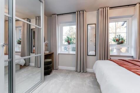 Interior view of the bedroom in our 2 bed Denford home