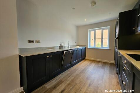 Modern kitchen with integrated appliances
