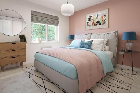 The main bedroom offers peace and quiet away from the rest of the home