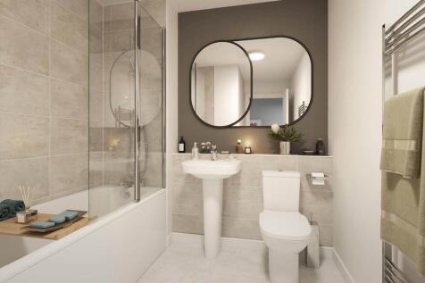 A family bathroom completes the home