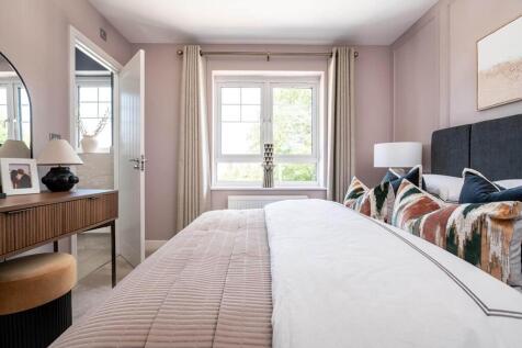 The main bedroom offers space to relax away from the rest of the home