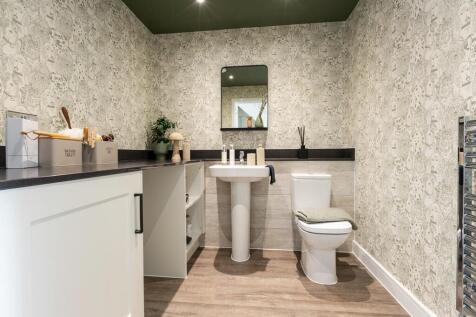 Spacious and convenient downstairs toilet and utility