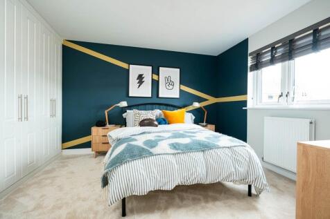 Bedroom 2 provides additional space for built-in wardrobes