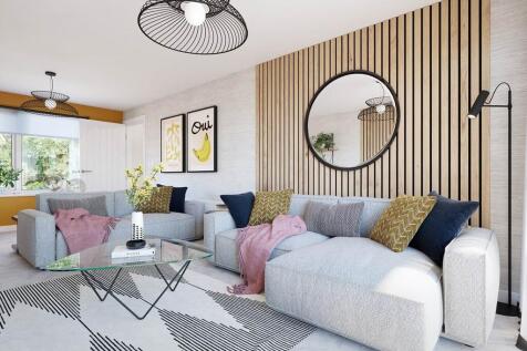 A spacious living room to unwind and relax