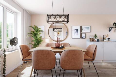 An open-plan ktichen/dining area