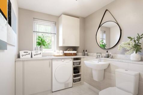 A handy cloakroom with utility space