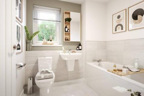 A modern bathroom