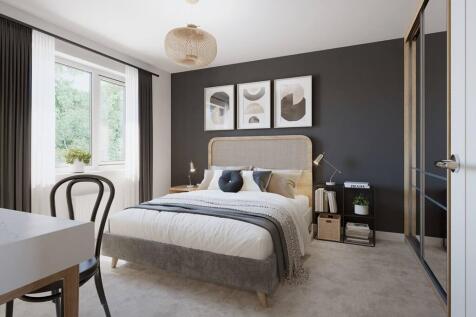 The main bedroom offers luxury