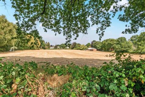 Fields next to house