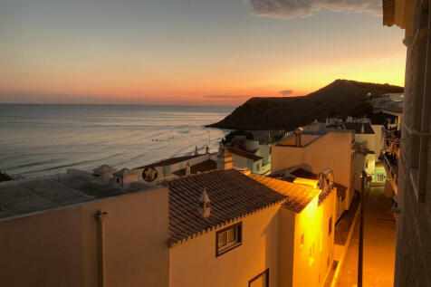 Village &amp; sunset