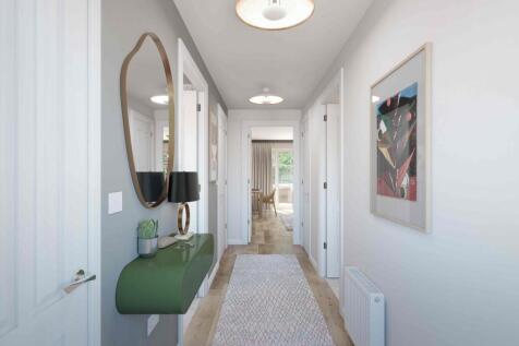 inside view of modern hallway