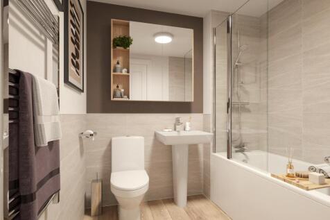 internal shot of the bathroom in the primrose