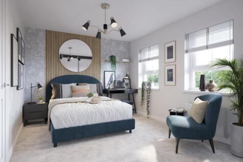 internal shot of the second bedroom in the primrose