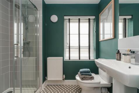 Interior view of the en suite in our Moresby 3 bed home