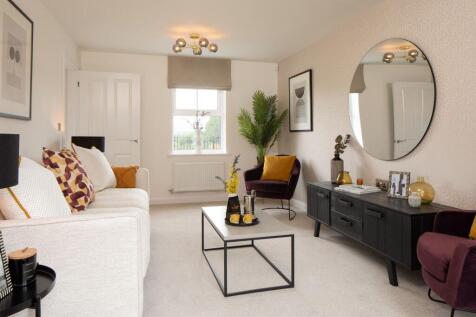 Spacious lounge in the Alderney 4 bedroom home