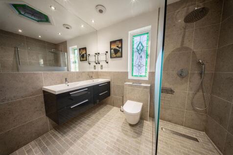 1st Floor Walk-in Double Shower Room featuring dou