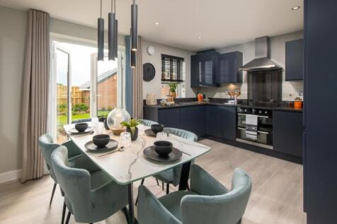 Internal image of the Ellerton kitchen/dining area