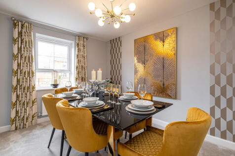 Interior view of the dining room in our 5 bed Lamberton home