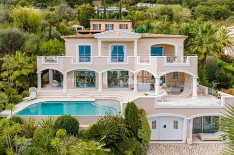 A luxurious villa with elegant architectural detai