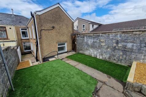 Rear of property