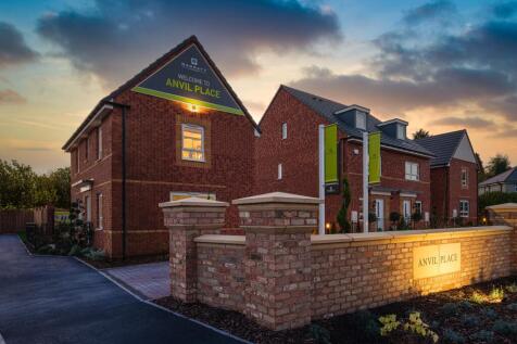 Exterior view of the sales arena at Anvil Place in Dudley