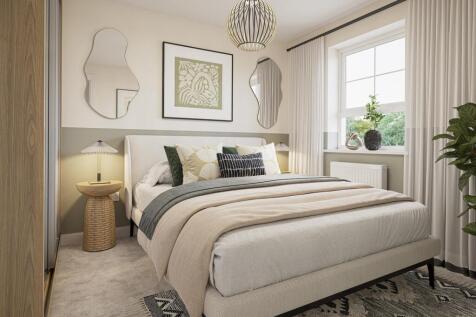 Internal cgi of the folkestone second bedroom