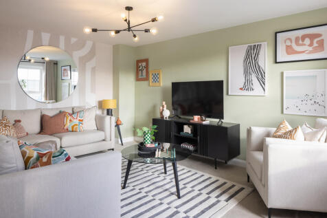 Internal shot of the kingsley show home lounge