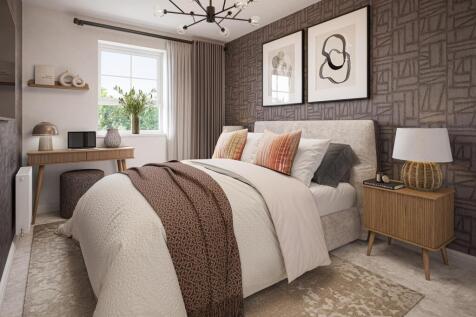 Internal CGI of the folkestone main bedroom