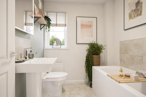 Internal CGI of the bathroom in the folkestone