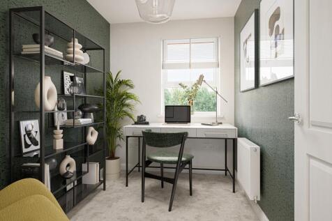 Internal CGI of the study in the folkestone