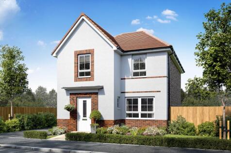 Exterior CGI view of our 4 bed Kingsley home in render finish