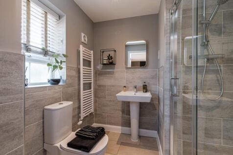 Grey Bradgate bathroom at DWH Olive Park