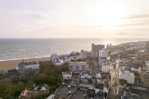 Aerial Shot Of Folkestone