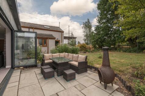 Patio area outside the living room