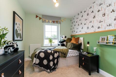 Interior view of bed 3 in our 3 bed Mewstone home
