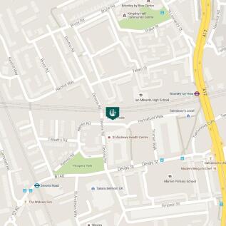 MAP -  No 1 The Aven
