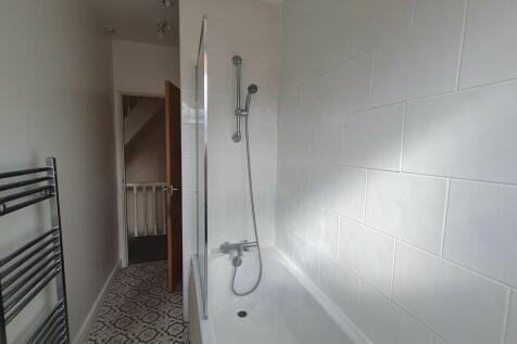 Bathroom with sho...