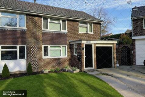 AI Image - All Black Front Door &amp; Garage