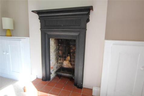 Fireplace.