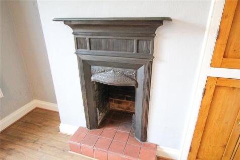 Fireplace.
