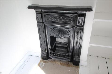 Fireplace.